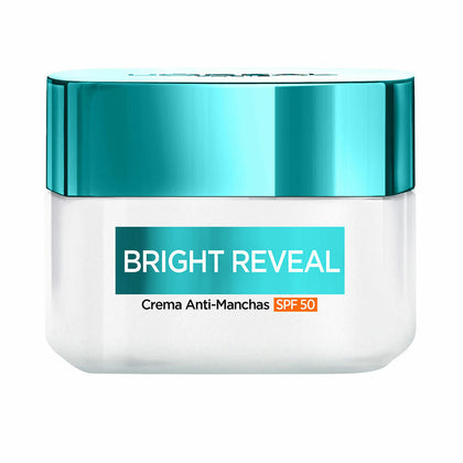 Crema Antimacchie Castane L'Oreal Make Up Bright Reveal Spf 50 50 ml Niacinamide
