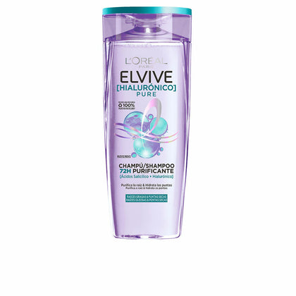 Shampoo L'Oreal Make Up Elvive Halurónico Pure 380 ml