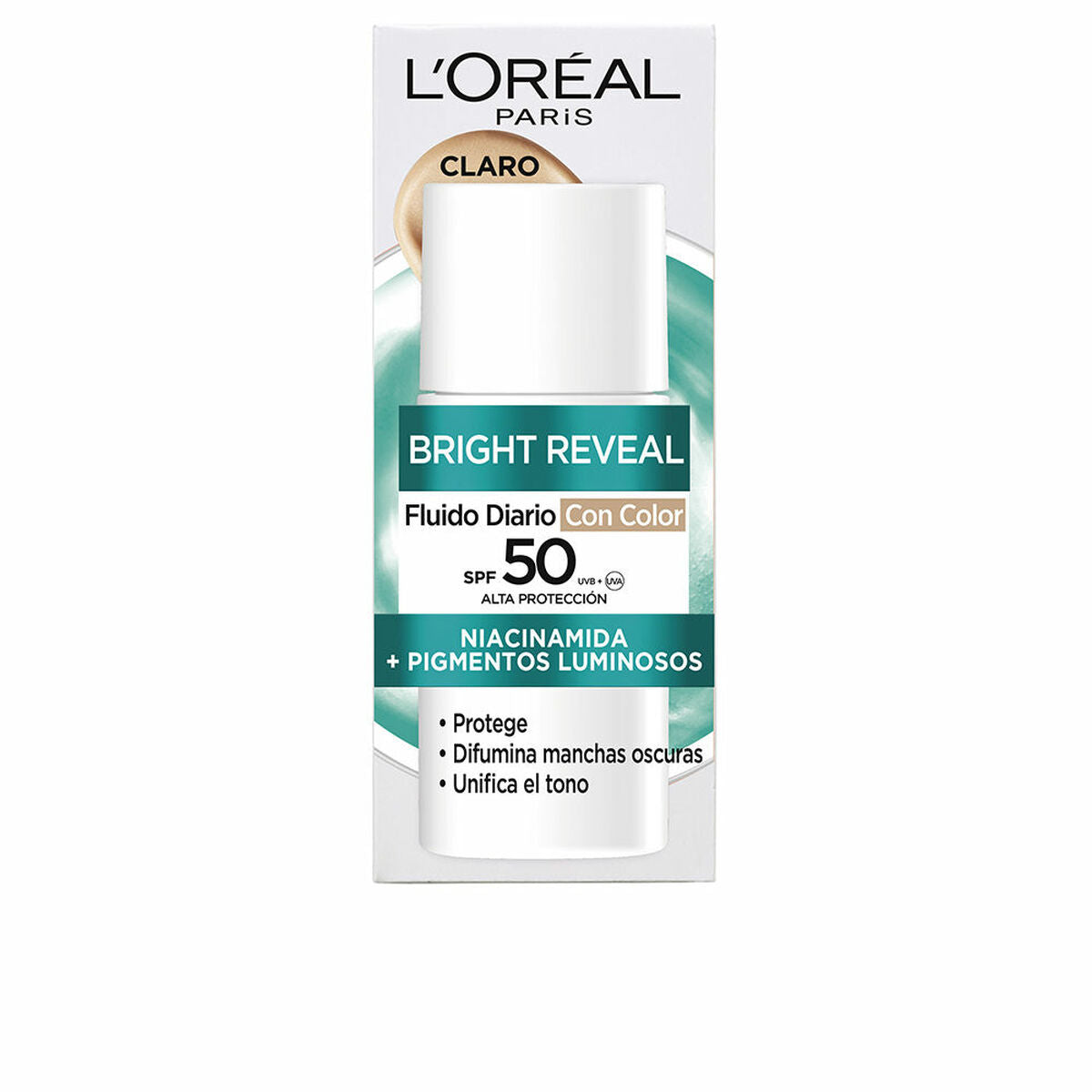 Crema Viso L'Oreal Make Up BRIGHT REVEAL NIACINAMIDA Spf 50 50 ml-0