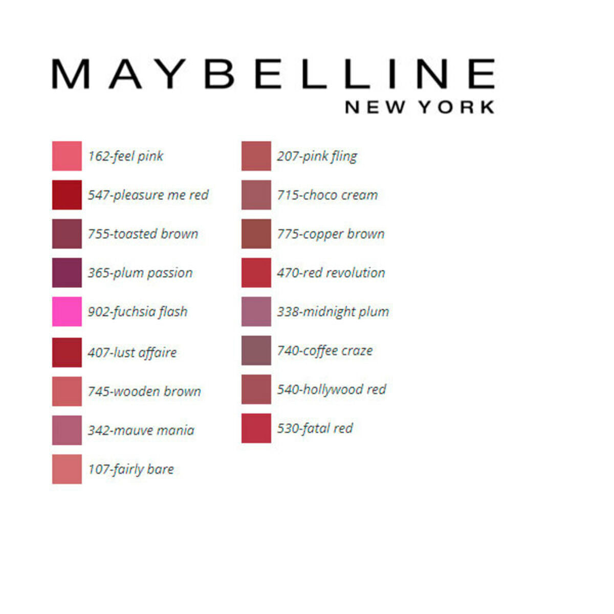 Lippenstift Color Sensational Maybelline-2