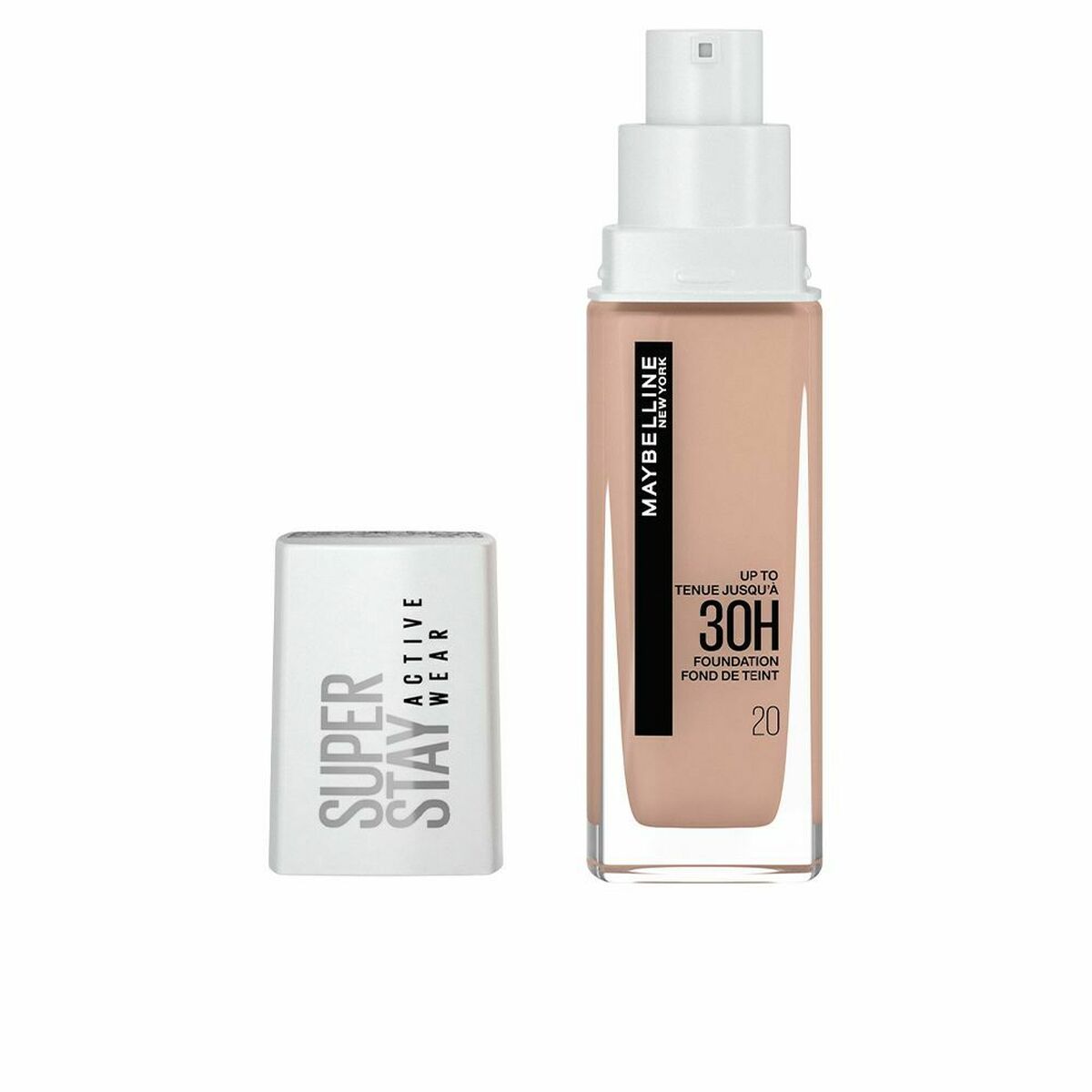 Base trucco liquida Maybelline Superstay Activewear Fondotinta 30 h Nº20 Cameo (30 ml)-0