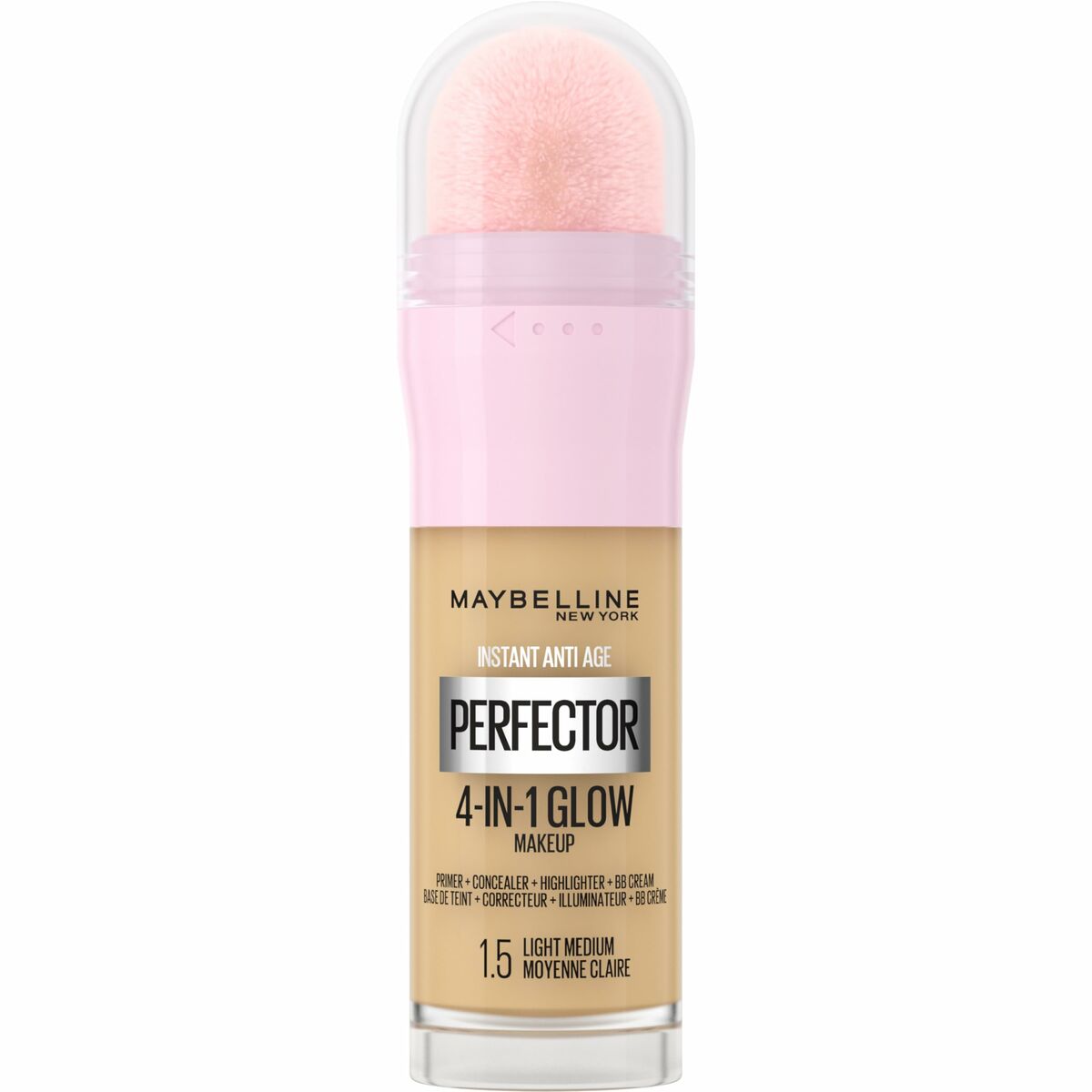Baza lichida de machiaj Maybelline Instant Age Perfector Glow Nº 1,5 Light Medium 20 ml-0