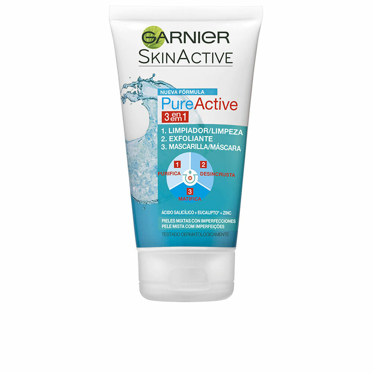 Gel Detergente Viso Garnier Pure Active 150 ml-0