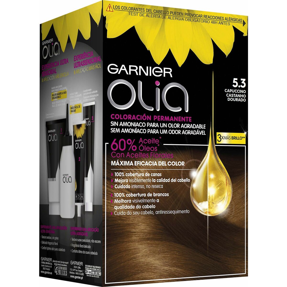 Set per capelli unisex Olia Garnier (4 pezzi) 5,3 - capuccino-2