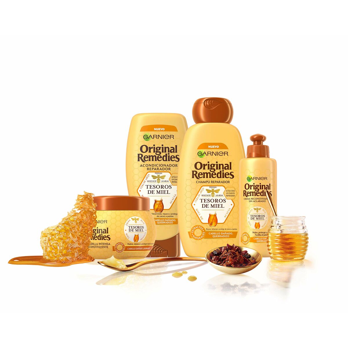 Styling Cream Garnier Original  Remedies Tesoros de Miel  (600 ml)-1