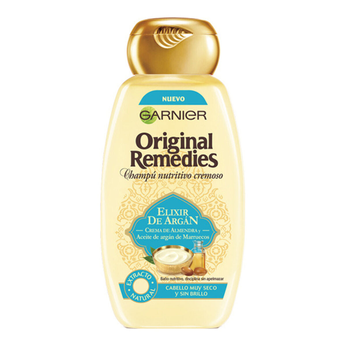 Shampoo Nutriente Elixir De Argán Original Remedies Fructis (300 ml)-0