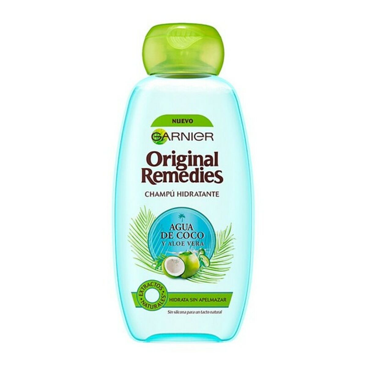 Șampon hidratant Remedii originale Agua Coco Y Aloe Garnier (300 ml)-0