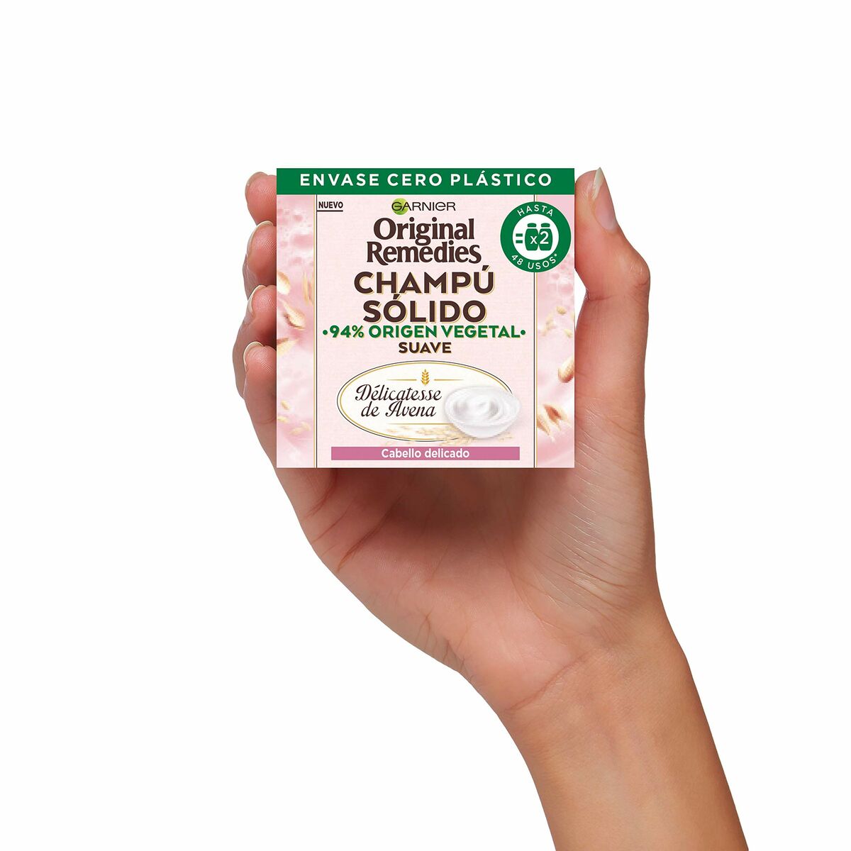Shampoo Bar Garnier Original Remedies Soft Beruhigend 60 g-2