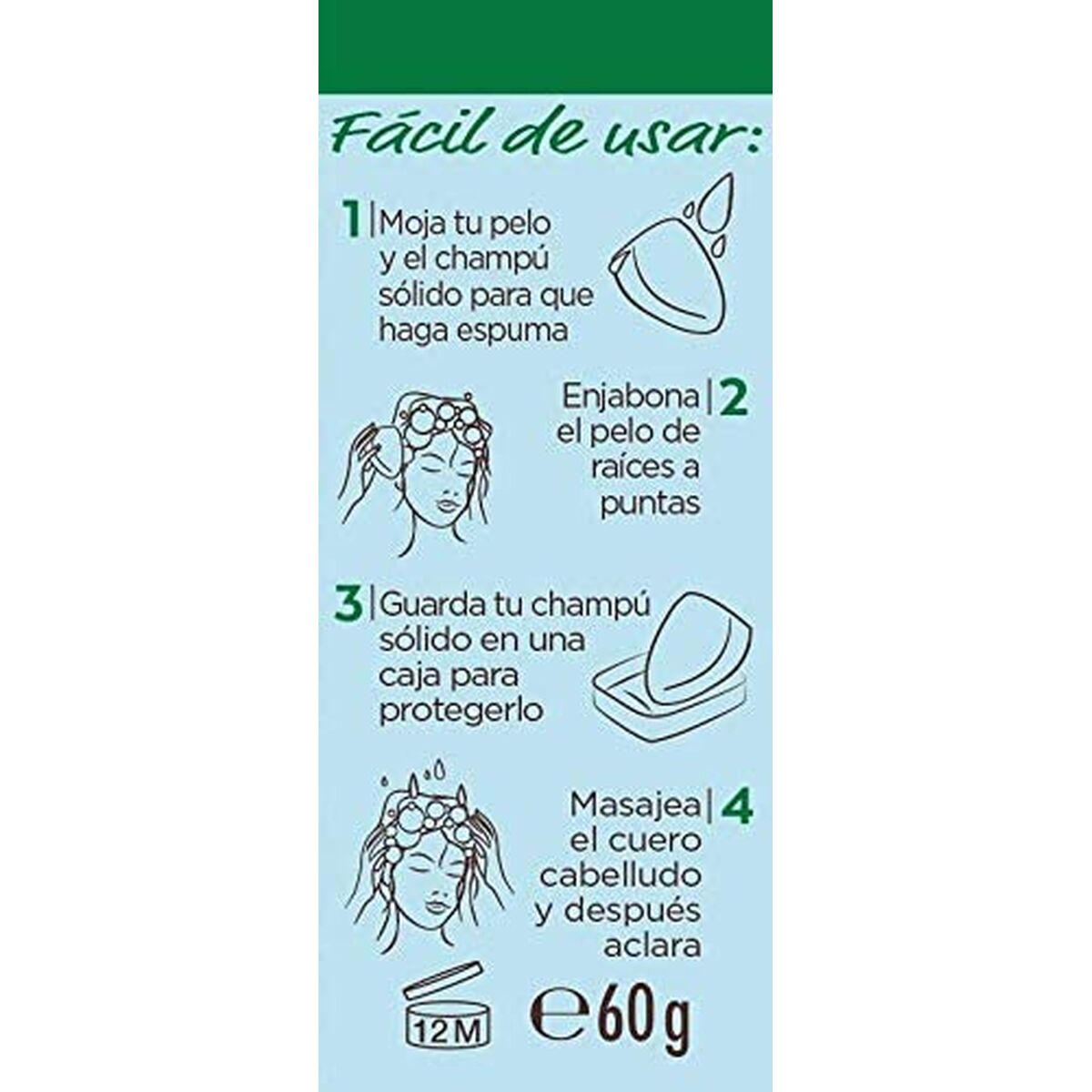 Shampoo Bar Garnier Original Remedies Moisturizing Coconut Aloe Vera 60 g-5