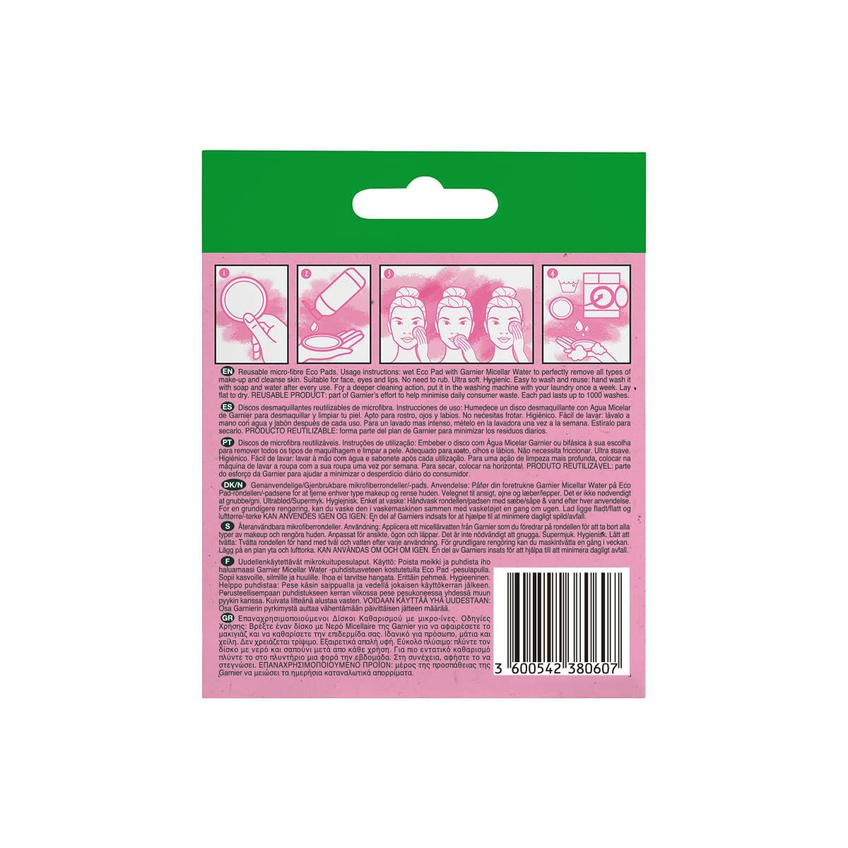 Abschminkpads Garnier Skinactive Waschbar-11