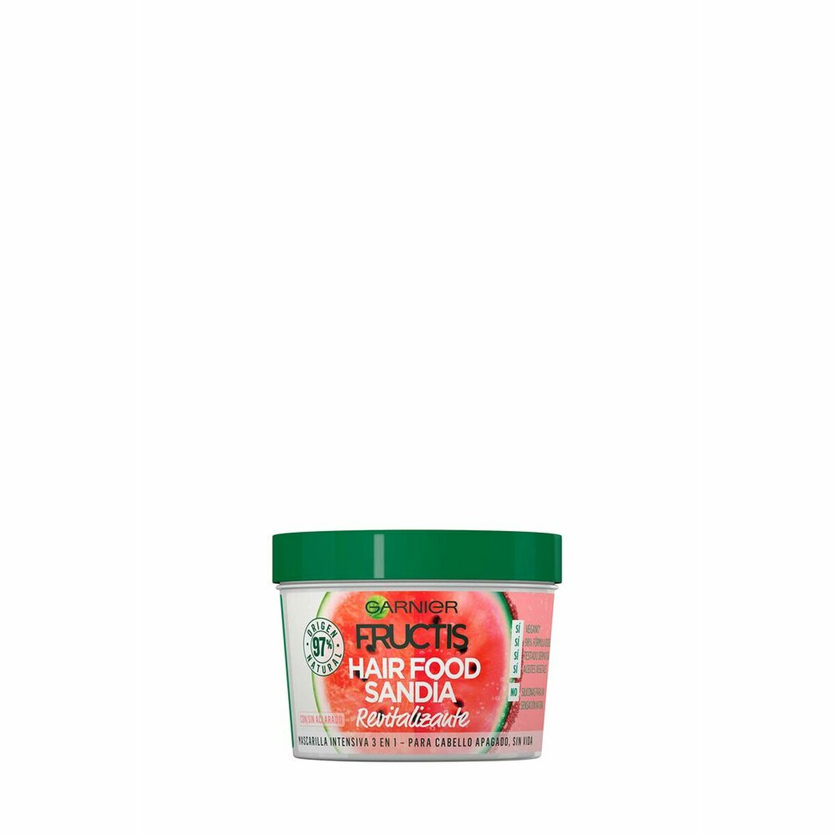 Masca revitalizanta Garnier Fructis Hair Food Pepene verde (350 ml)-0