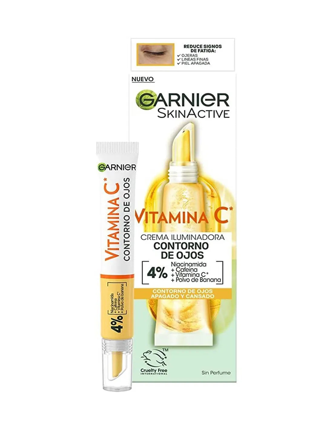 Garnier Skinactive Vitamina C crema illuminante Contorno De occhi 15 ml