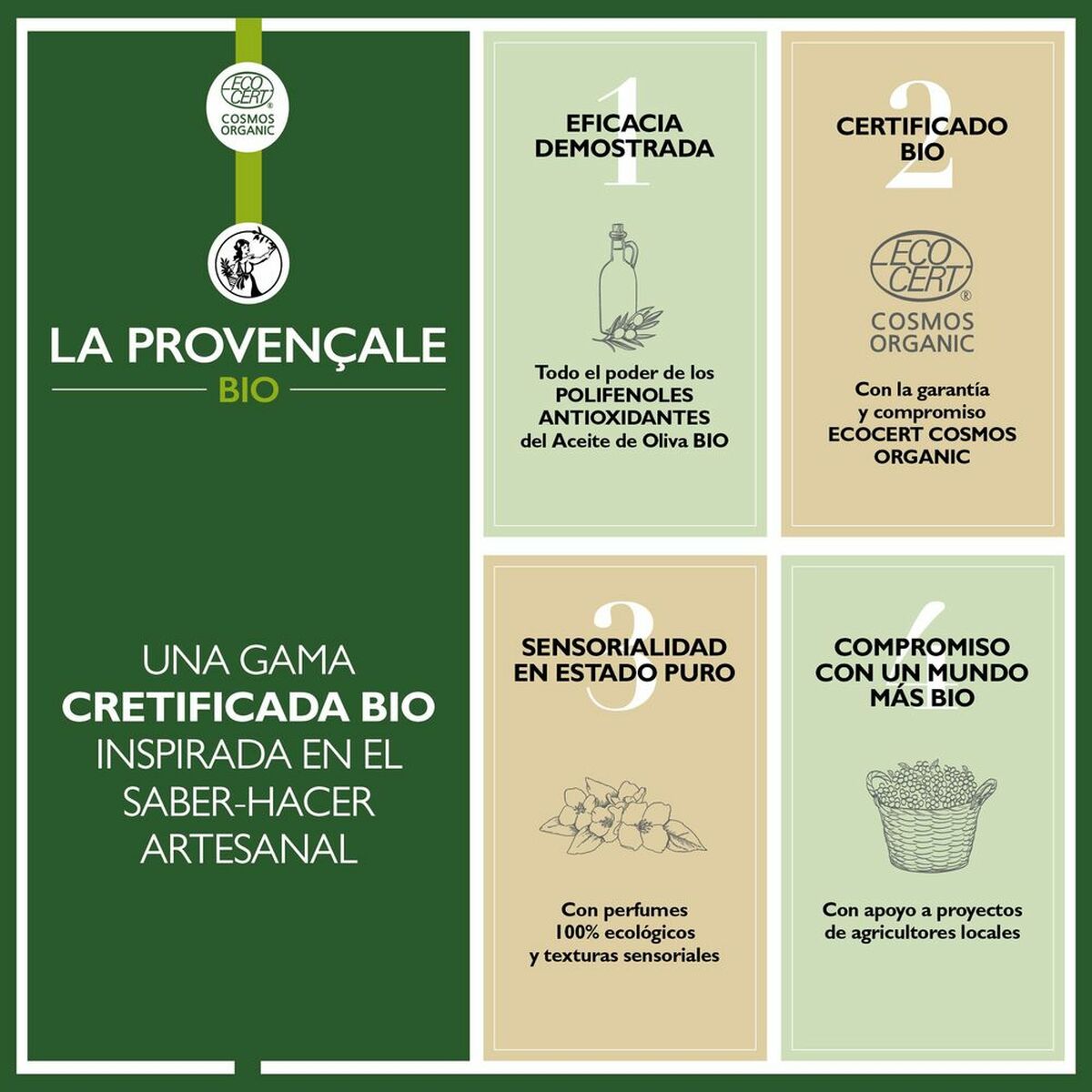 Anti-Aging-Creme La Provençale Bio D3637701 15 ml-1