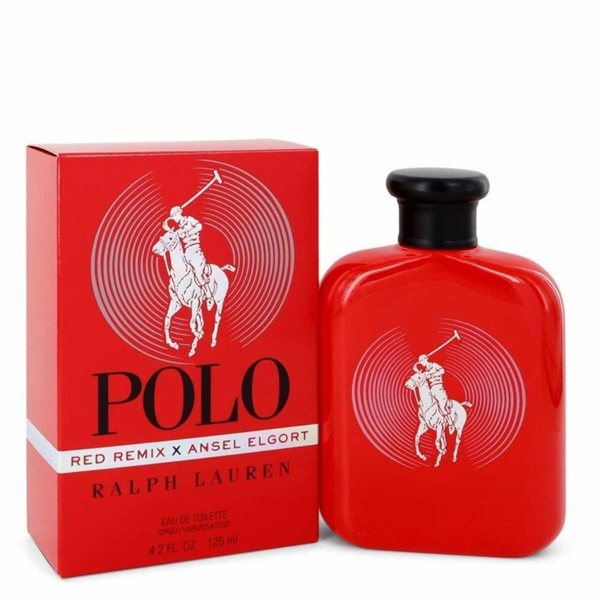 Profumo da uomo Ralph Lauren EDT Polo Red Remix & Ansel Elgort 125 ml-0