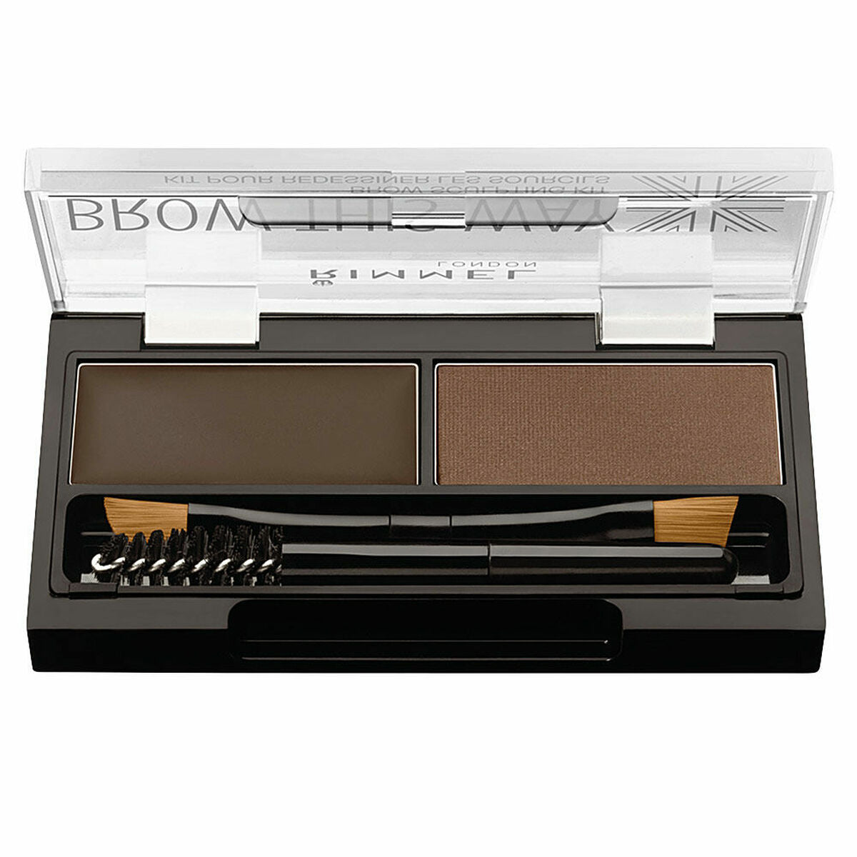 Eyebrow Make-up Rimmel London Brow This Way 003-Dark Brown-1
