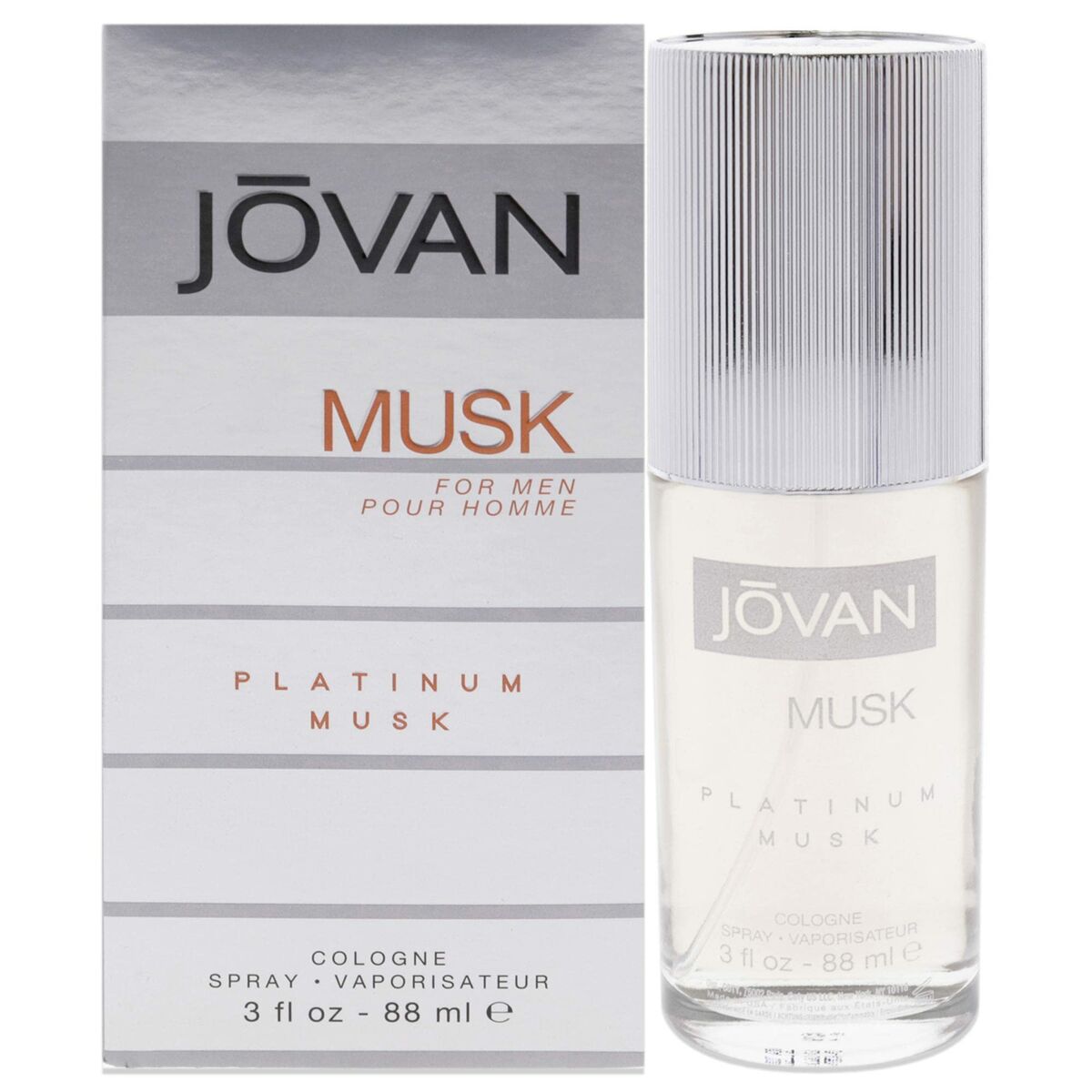 Profumo da donna Jovan Musk per uomo Platinum Musk EDC 88 ml-0