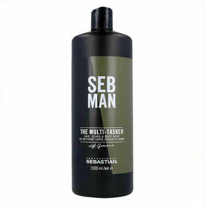Gel, Shampoo e Balsamo 3 in 1 Seb Man The Multitasker Capelli Barba 1 L