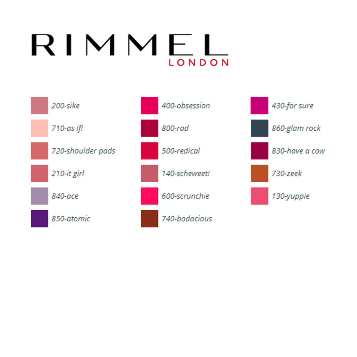 Lipstick Rimmel London (5,5 ml)-1