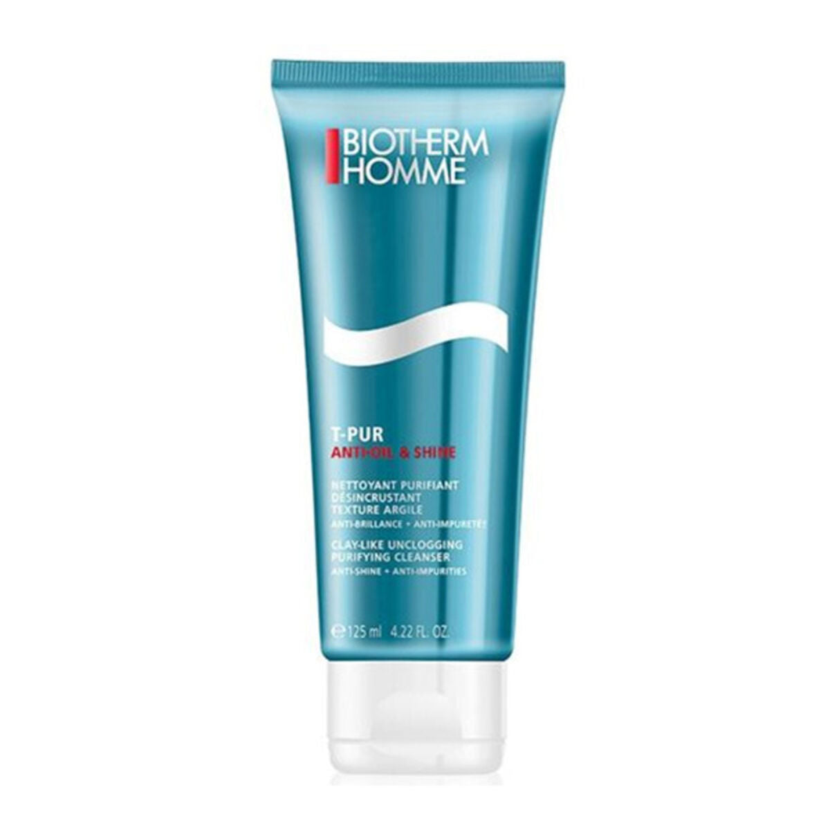 Detergente viso Homme T-Pur Biotherm Homme Pur (125 ml) 125 ml-0