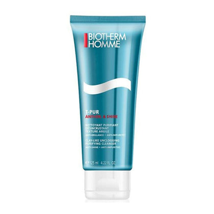Detergente viso Homme T-Pur Biotherm Homme Pur (125 ml) 125 ml