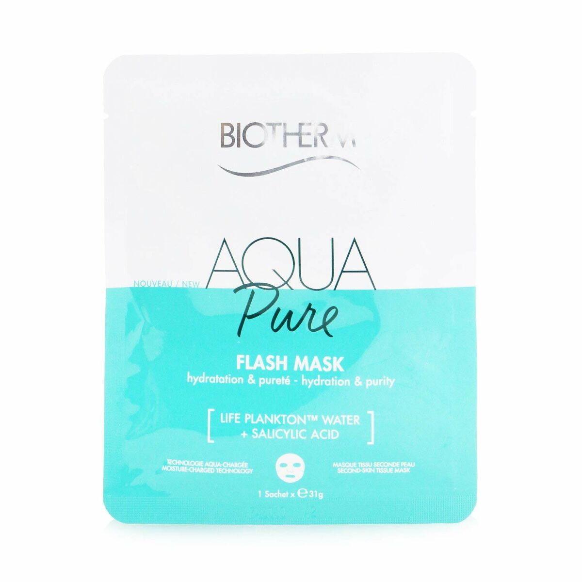 Maschera in tessuto Biotherm Aqua Pure 35 g-0