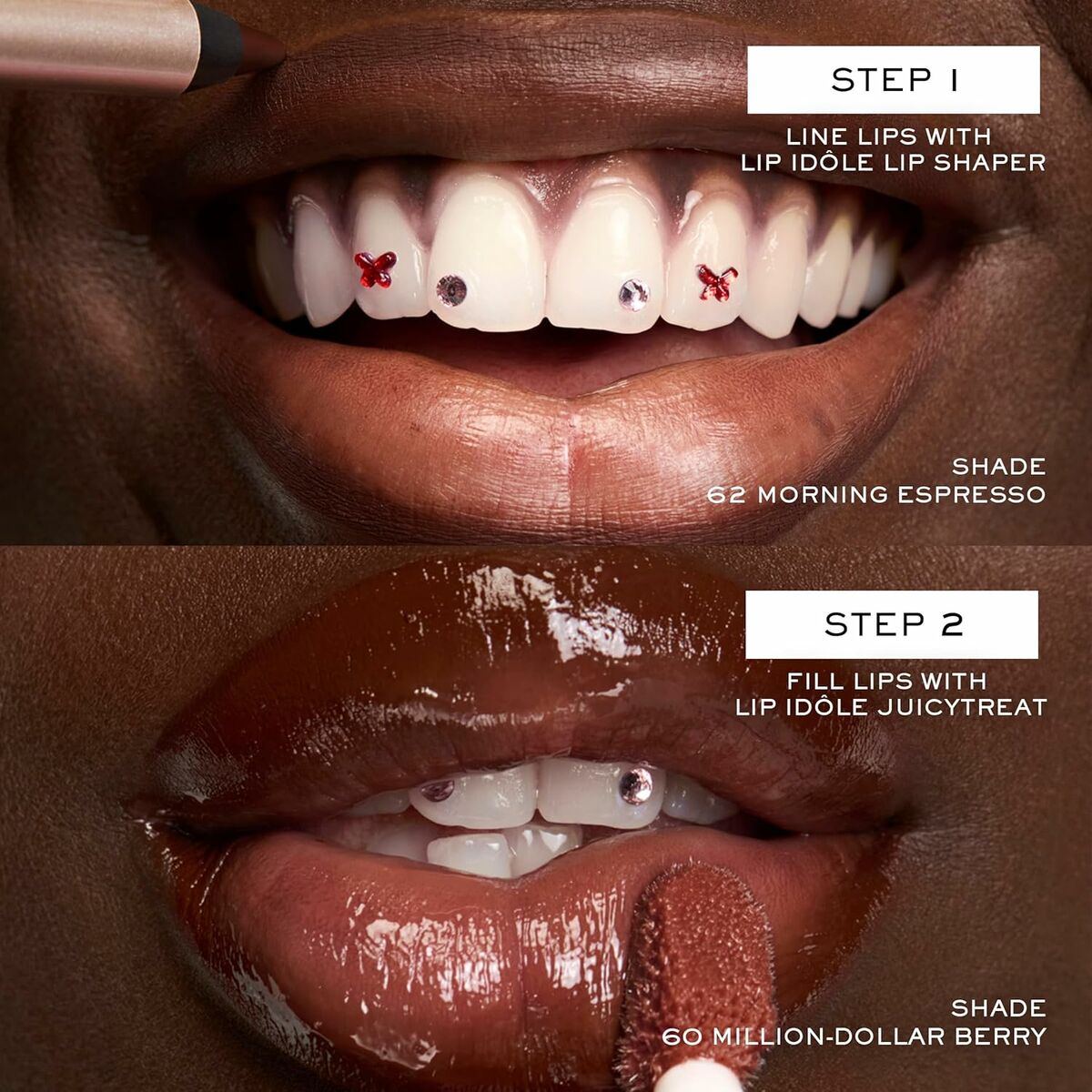 Gloss Lancôme IDÔLE MAKE-UP Nº 60-Million-Dollar Berry 9 ml-1