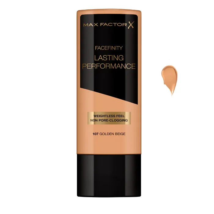 Max Factor Facefinity Lasting Performance Liquid fondotinta 107 Golden Beige