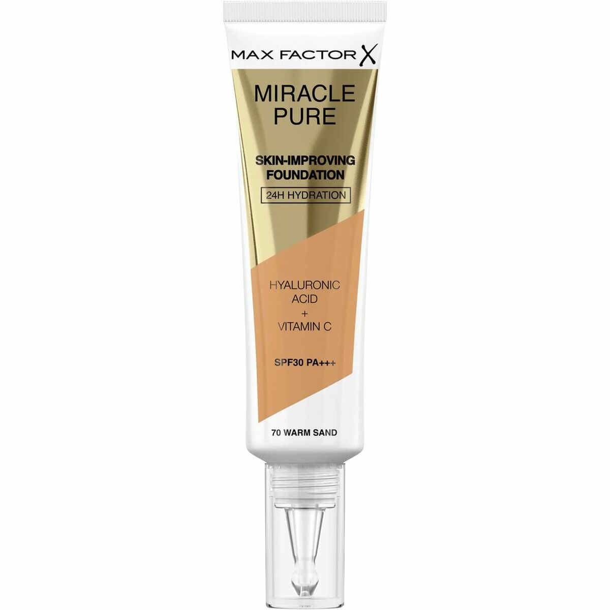 Base trucco liquida Max Factor Miracle Pure Spf 30 Nº 70-sabbia calda 30 ml-0