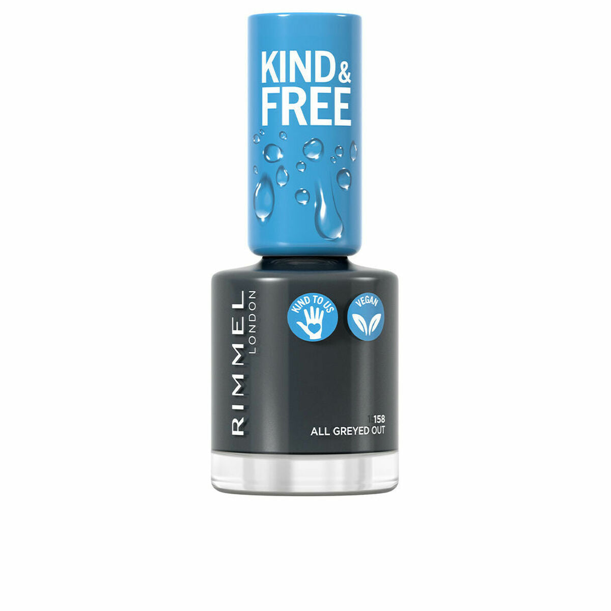 Nagellack Rimmel London Kind & Free 158-all greyed out (8 ml)-0