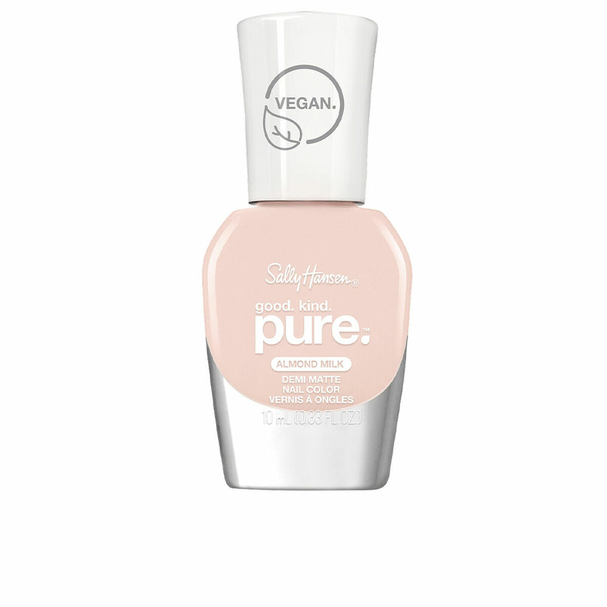 Nagellack Sally Hansen Good.Kind.Pure Semi-matte Nº 020-Mandelmilch (10 ml)-0