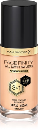 Max Factor Facefinity All Day Flawless 3 In 1 fondotinta N42-Ivory 30 ml