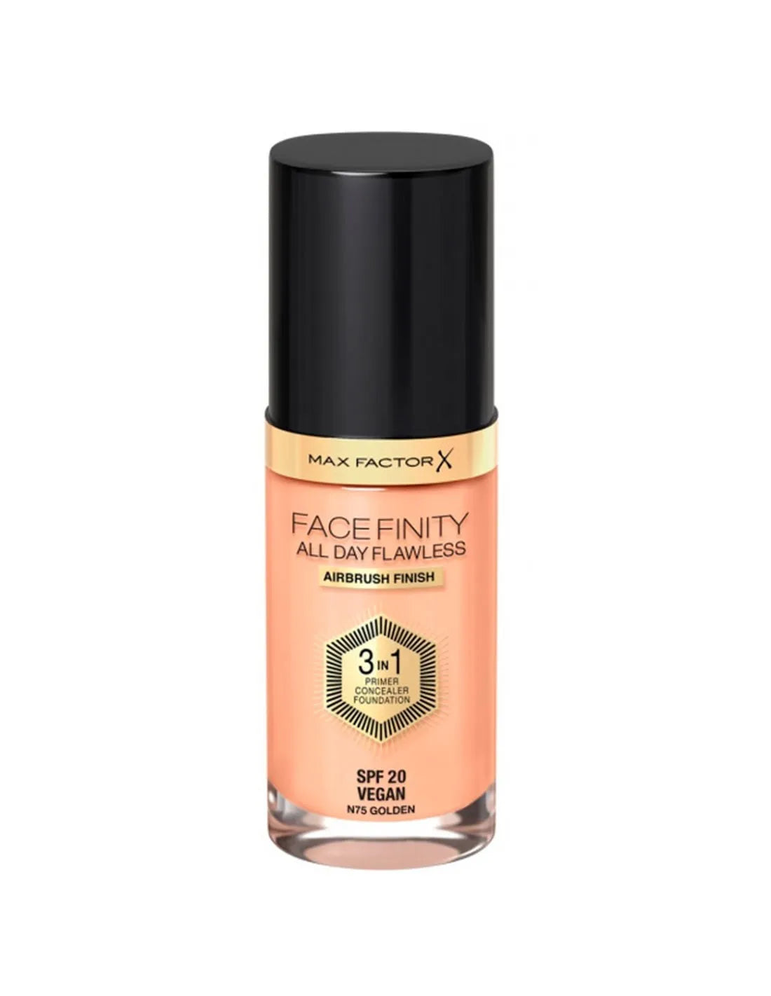 Max Factor Facefinity 3in1 primer, correttore e fondotinta 75-Golden 30 ml
