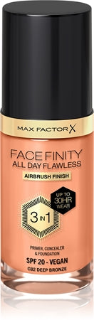 Max Factor Facefinity All Day Flawless 3 In 1 fondotinta 82-Deep Bronze 30 ml