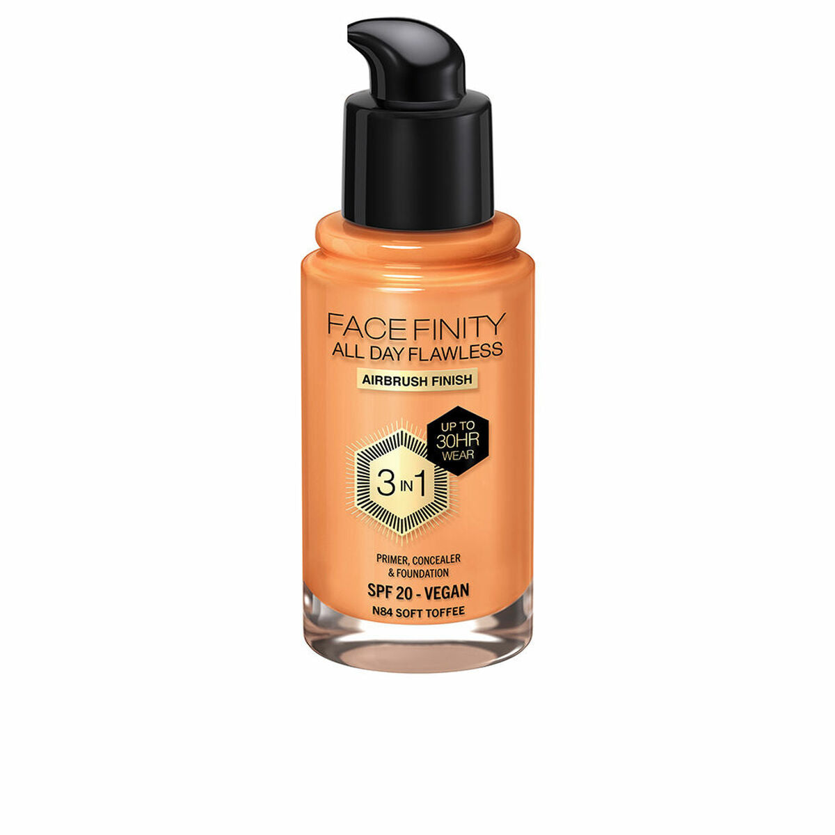 Creme-Make-up-Basis Max Factor Face Finity All Day Flawless 3-in-1 Spf 20 Nr. N84 Soft Toffee 30 ml-0