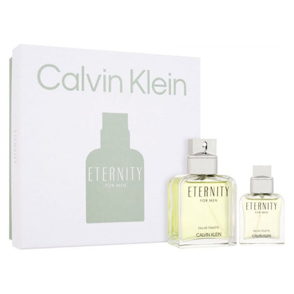 Set profumo da uomo Calvin Klein EDT Eternity 2 pezzi