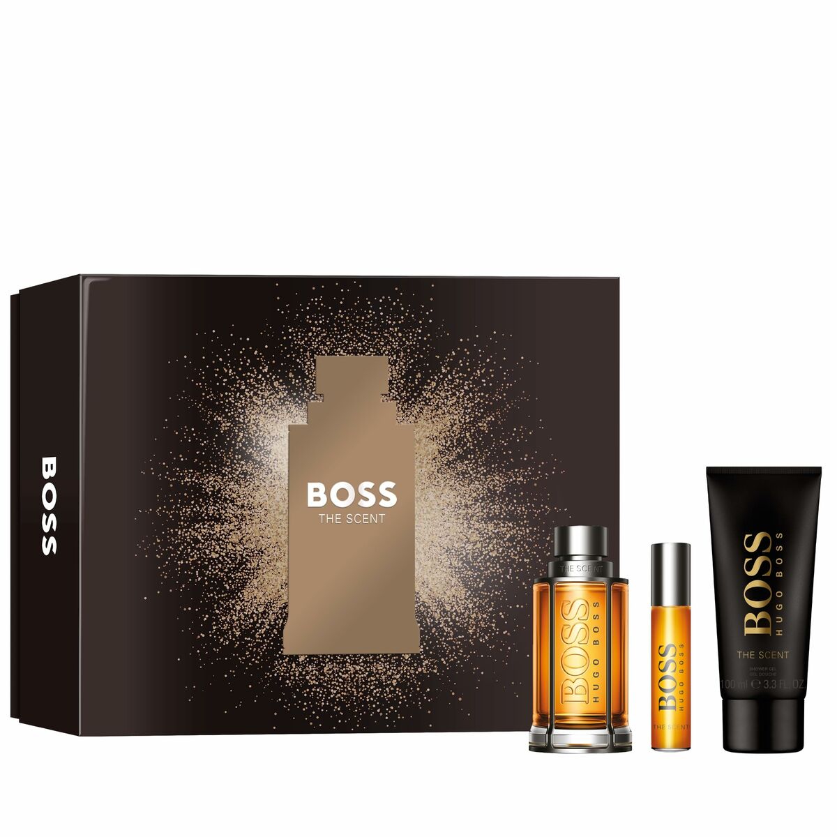 Set profumo da uomo Hugo Boss EDT BOSS The Scent 3 pezzi-1