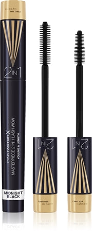 Max Factor Masterpiece 2 In 1 Lash Wow Máscara De ciglia 03-Midnight Black 7 ml