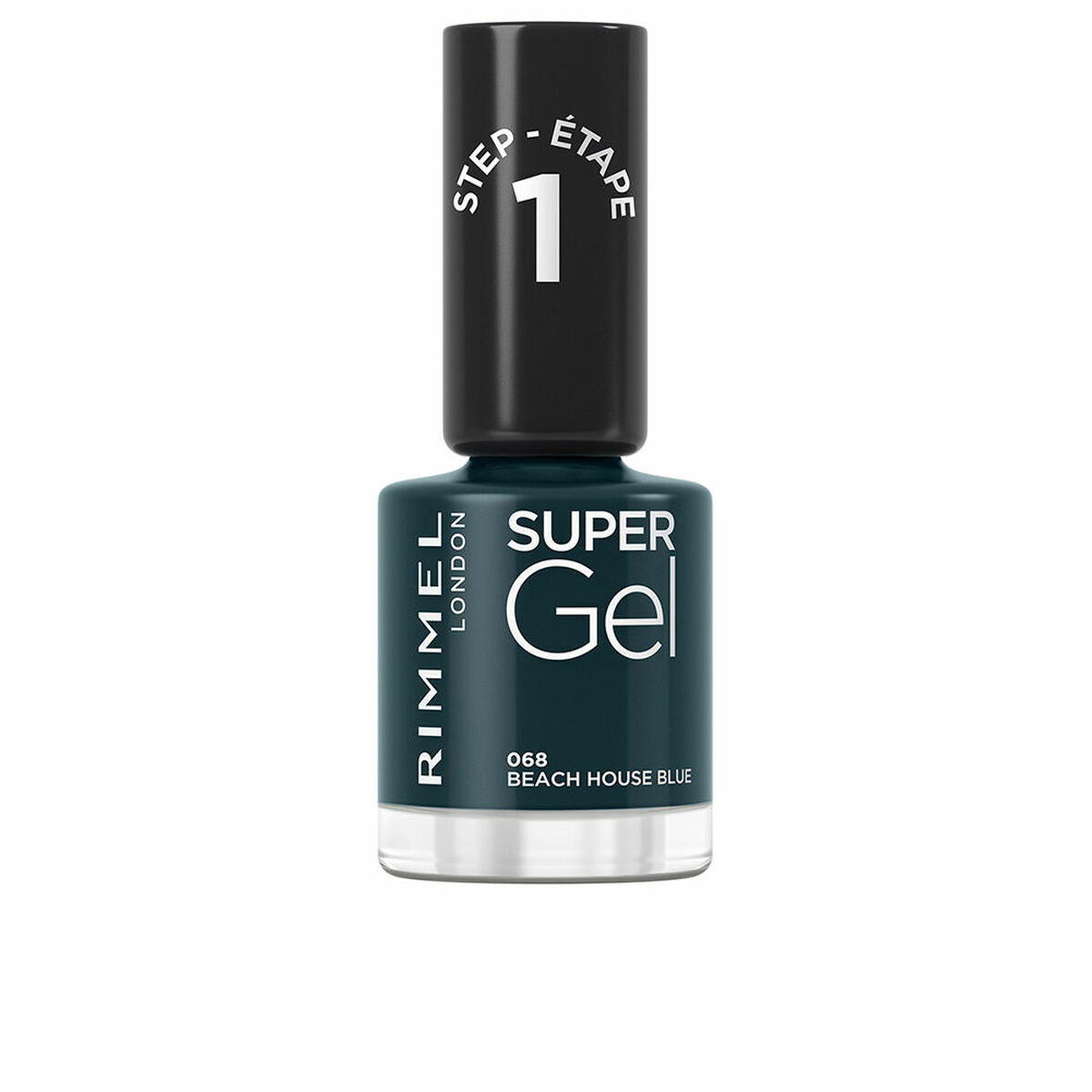 nail polish Rimmel London Super Gel Nº 068 Beach house blue 12 ml-0