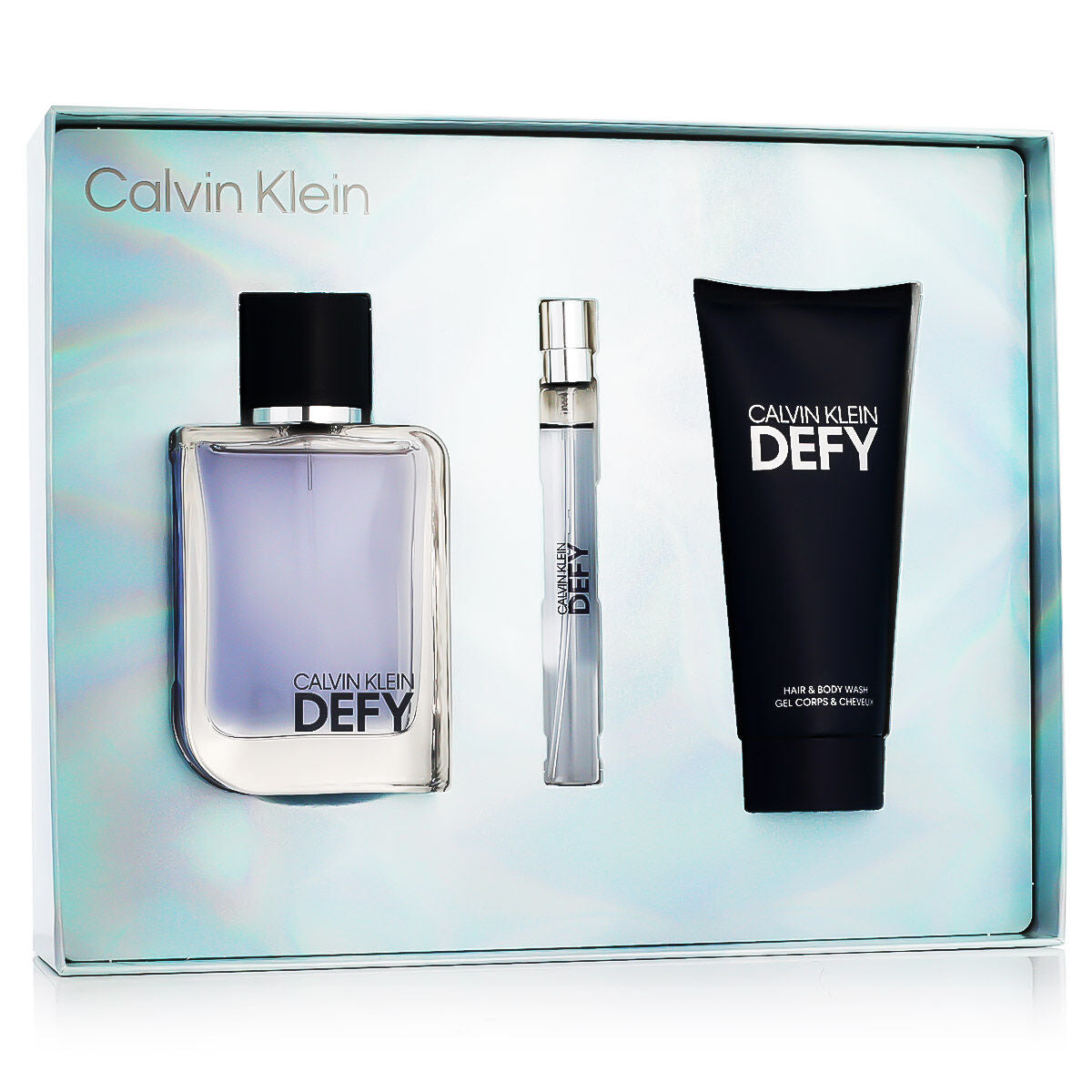 Herrenparfümset Calvin Klein Defy 3 Stück-1