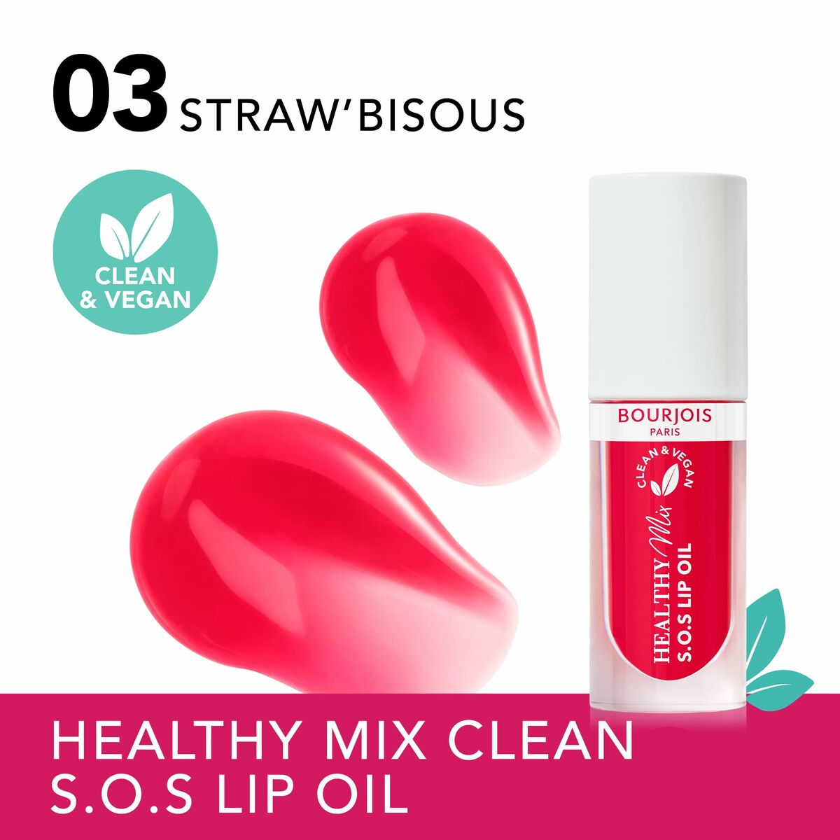 Lippenstift Bourjois HEALTHY MIX S.O.S Nº 03-Straw'bisous 4,5 ml-12