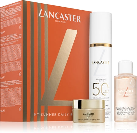 Lancaster Sun Perfect Illuminating crema Spf50 cofanetto 3 pz
