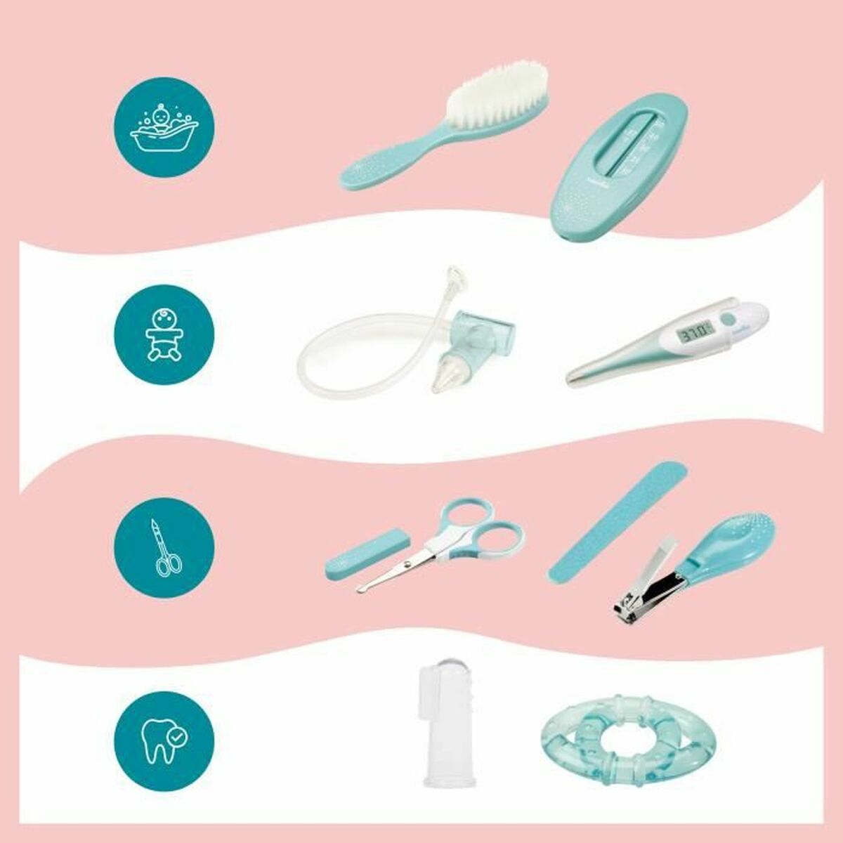Set igienico Babymoov Blu Grigio-2