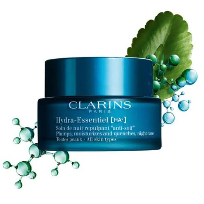 Clarins Hydra-Essentiel Trattamento Notte Rimpolpante Idratante 50 ml