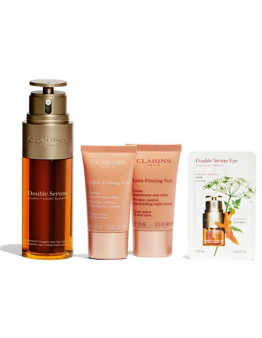 Clarins Set Clarins Doble siero 50 ml Extra Firm 15 ml Noche 15 ml@