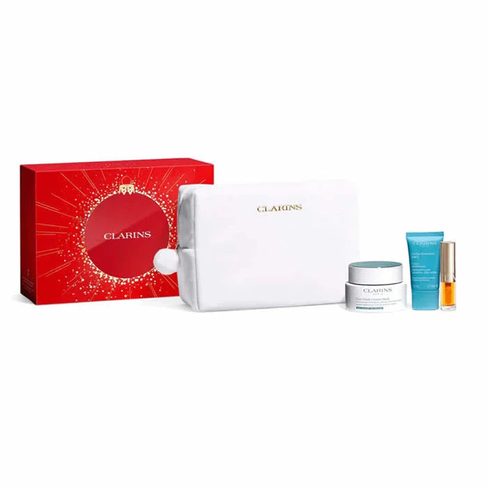 Clarins Cryo-Flash crema maschera 75 ml cofanetto 3 pz