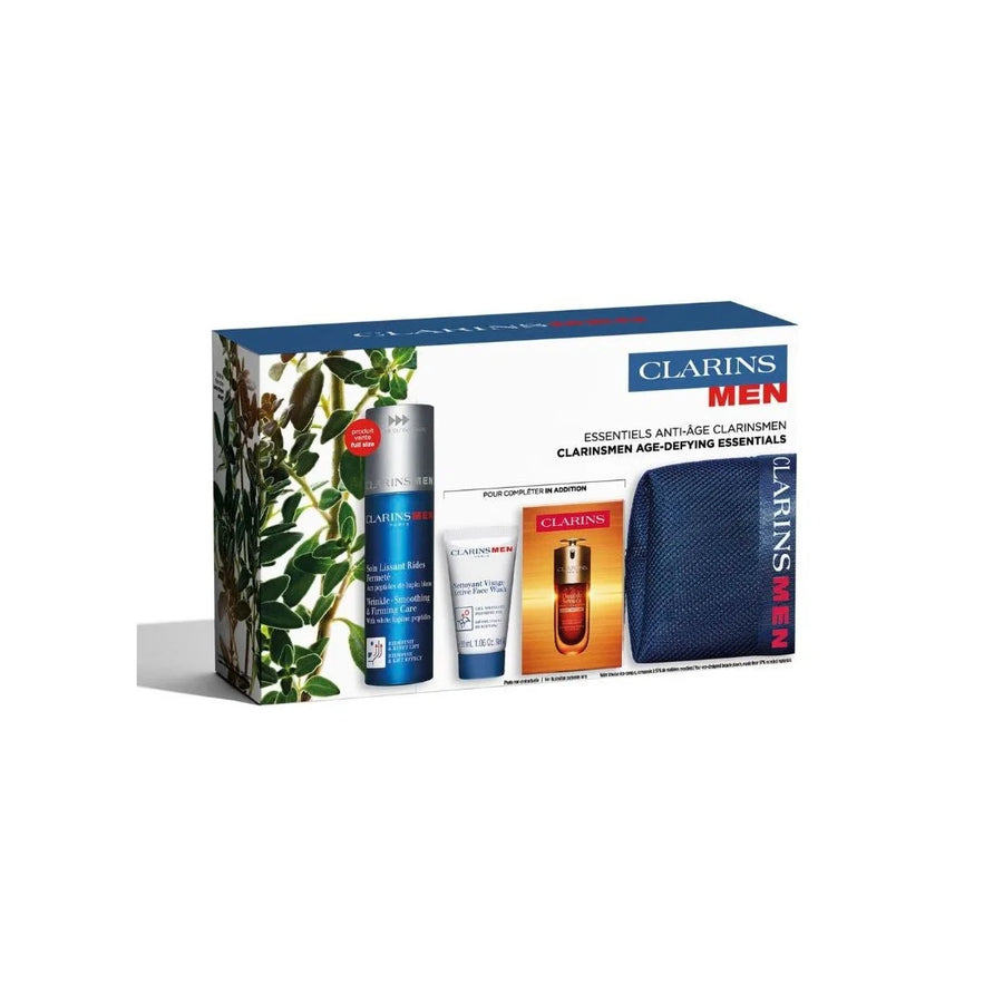 Clarins Men gel crema Antiedad e Firmeza cofanetto 4 pz