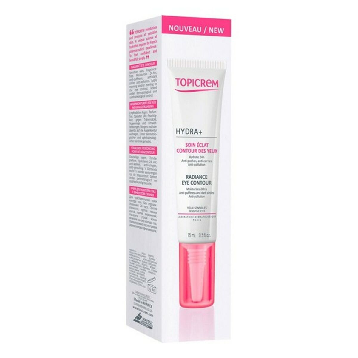 Crème contour des yeux Hydra+ Topicrem (15 ml)-1