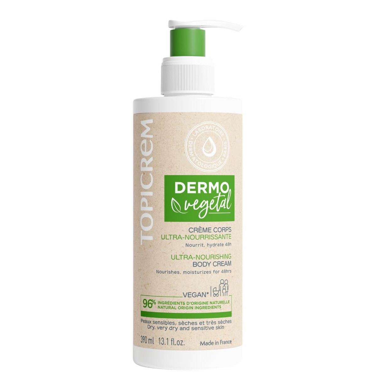 Schiuma Detergente Topicrem Dermo Vegetal 390ml-0