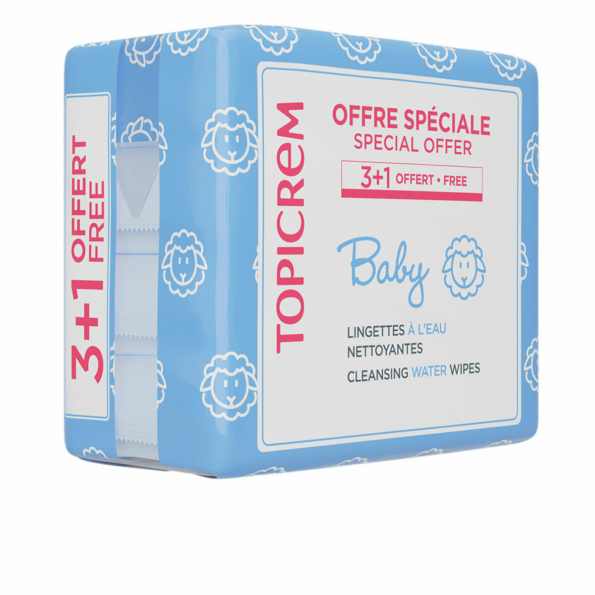 Moist Wipes Topicrem BABY (pack of 4) (60 Units)-0