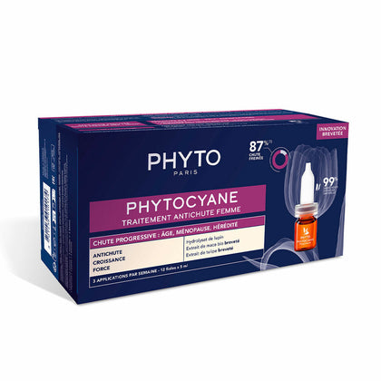 Ampollas Anticaída Phyto Paris Phytocyane Progresivo 12 x 5 ml